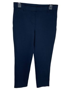 Women's Quince Navy (or Black?) Ultra-Stretch Ponte Straight Leg Pants Size M